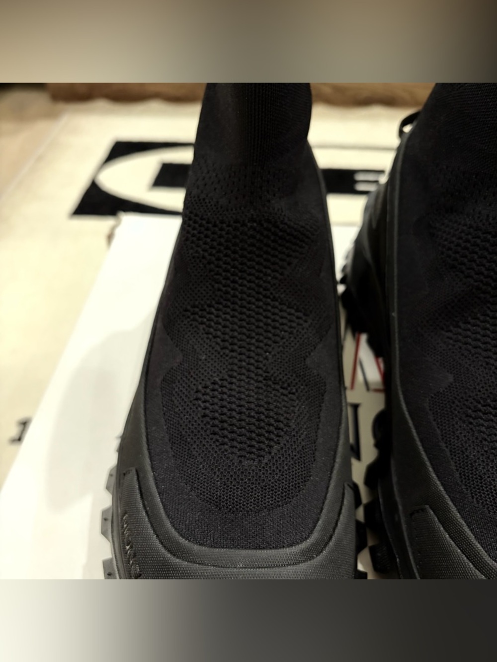 Moncler Trailgrip Knit Sock High Top Sneaker - Picture 7 of 13